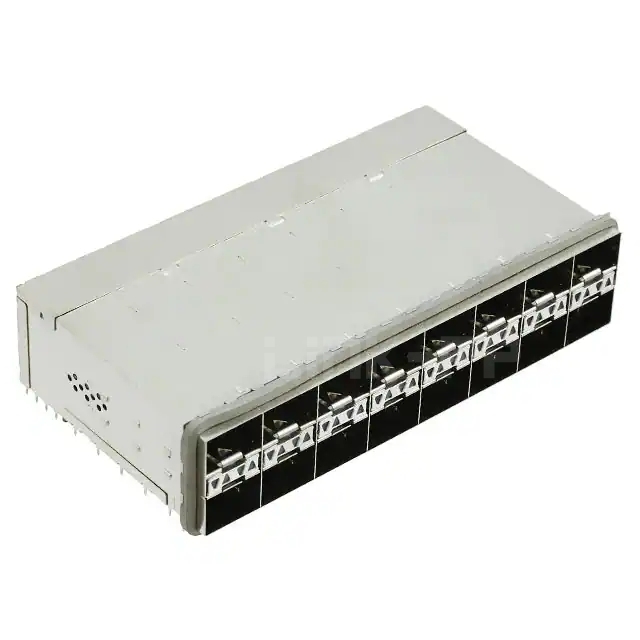 TE 2198346-2 zSFP+ Receptacle with Cage Ganged (2x8) Connector 320 (16 x 20) Position Included Lightpipe 32 Gb/s