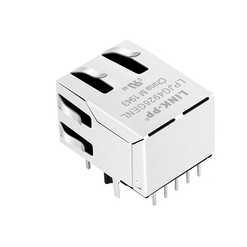 LPJG4926GENL 1000 Base-T シングルポート POE+ RJ45 メスコネクタ タブダウン 緑/黄 LED 画像 5