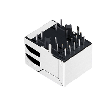 LPJG4926GENL 1000 Base-T シングルポート POE+ RJ45 メスコネクタ タブダウン 緑/黄 LED 画像 4