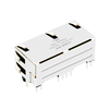 LPJE201-0AHNL แจ็ค RJ45 1X2 ไม่มีแม่เหล็กในตัว แถบไฟ LED สีเขียว/เหลือง (ภาพประกอบ 3)