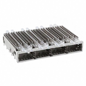 TE 2057183-5 QSFP+ Cage 1x4 mit Kühlkörperanschluss 14 Gbit/s inklusive Lightpipe