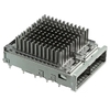 TE 2227103-3 ZQSFP+ 1x2 Cage With Heat Sink Connector Press-Fit Through Hole 28 Gb/s thumb image 1