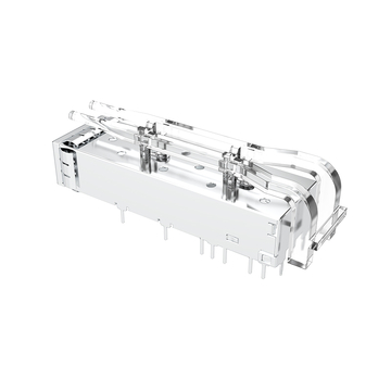 LP11BCS2101 sfp+ 1x1 cage with light pipe image 2