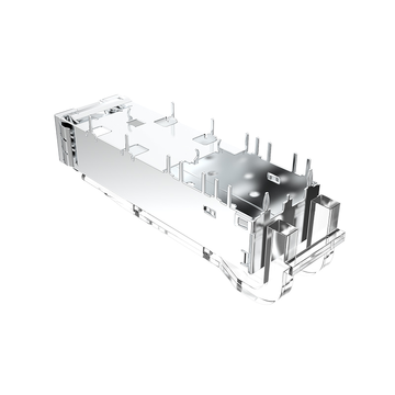 LINK-PP LP11BCS2201 1x1 Port SFP+ Cage With Light pipe Through Hole Press-Fit image 4