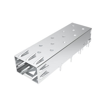 LINK-PP LP11AC02001 1x1 منفذ SFP قفص من خلال فتحة بدون أنبوب إضاءة