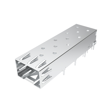 LP11AC02001 sfp 1x1 cage through hole without light pipe