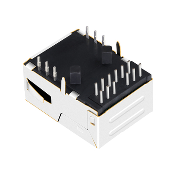 LPJK9002A83NL 10G Base-T シングルポート 薄型一体型マグネティックス RJ45コネクタ タブダウン 緑＆黄/緑LED 画像2