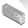 LP21BC01101 SFP+ 2x1 Cage&Connector Press-Fit With Inner/Outer Light Pipe EMI Spring Finger thumb image 2
