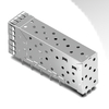 Compatible avec Pulse SFPP-3143-L LINK-PP LP21BC01001 Cage et connecteur SFP+ 2x1 ports avec ressorts externes (image miniature 2)