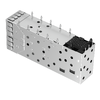 TE 1-2007538-8 Tương thích LINK-PP LP21BC01001 SFP+ 2x1 Khung & Đầu nối với lò xo chống nhiễu EMI, kiểu lắp ép, xuyên lỗ, góc vuông (hình ảnh thu nhỏ 4)