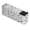 LP21BC01201 SFP+ 2x1 Cage&Connector Press-Fit With Inner Light Pipe EMI Spring Finger thumb image 4