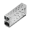 TE 1-2007492-7 Kompatibel LINK-PP LP21BC01301 SFP+ 2x1 Sangkar & Konektor Dengan Pipa Cahaya Luar Pegas EMI Jari Tekan Pas Melalui Lubang Sudut Kanan gambar jempol 1