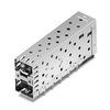 LINK-PP LP21AC01301 SFP 2x1 ケージ コネクタ (外側 LightPipe 付き) サム画像 1