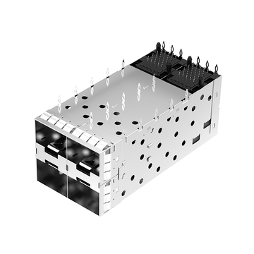 Pulse SFPP-3133-L互換 LINK-PP LP22BC01001 SFP+ 2x2 ケージ＆コネクタ スルーホール プレスフィット 画像3