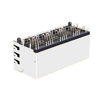 LPJG47111A4NL 1000 Base-T Integrated Magnetics 2x4 Port RJ45 Connectors With Green&Yellow/Green&Yellow Led image 4
