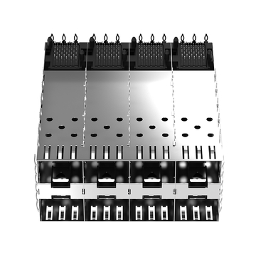 Pulse SFP0-3027-L Compatible LINK-PP LP24AC01001 SFP 2x4 Cage Connector Without LightPipe image 5