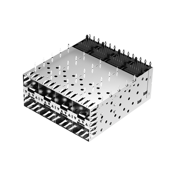 LINK-PP LP24AC01101 SFP Cage Connector 2x4 Port With Inner/Outer LightPipe image 3