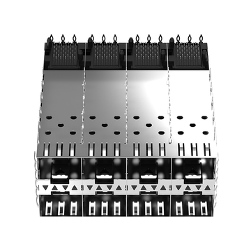 Compatibile con Pulse SFP0-3020-L LINK-PP Connettore SFP a gabbia LP24AC01101 con 2x4 porte e LightPipe interno/esterno (immagine 3)