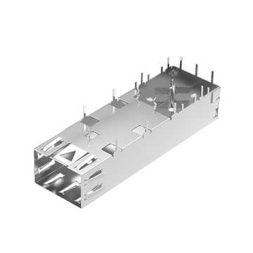 Pulse SFPCAGE005-L compatibel LINK-PP LP11ACS2000 SFP 1x1 behuizing met EMI-veervinger afbeelding 4