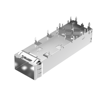 Pulse SFPPCAGE011-L Compatible LINK-PP LP11BC02000 REVB SFP+ 1x1 Cage With Grounding Pin EMI Spring Finger image 4