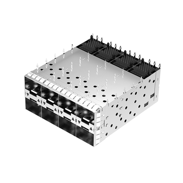 LP24BC01301 موصل قفص SFP+ 2x4 ذو تركيب ضغط مع أنبوب إضاءة خارجي (صورة 4)