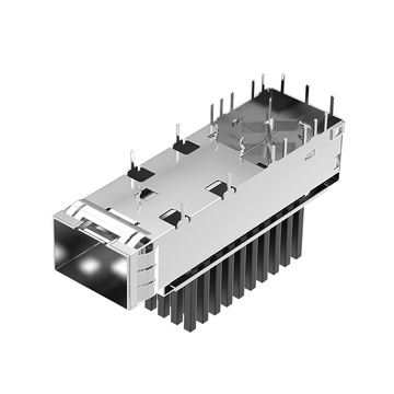 LP11BCS2060 sfp+ 1x1 cage พร้อมฮีทซิงค์แบบรูบัดกรี มุมฉาก ภาพที่ 3