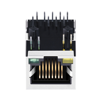 HR861153A Compatible LINK-PP LPJ0284HDNL 10/100 Base-T POE RJ45 Jack With Integrated Magnetics Tab Down Yellow/Green Led image 5