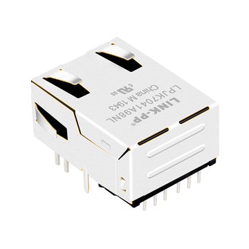 Belfuse L829-1J1T-DD Compatible LPJK7041A98NL 1000 Base-T Low Profile RJ45 Female Connector Tab Up With Orange&Green/Yellow LED image 2