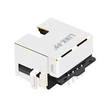 LPJE4713AHNL pcb edge tht rj45 jack without magnetics green yellow led