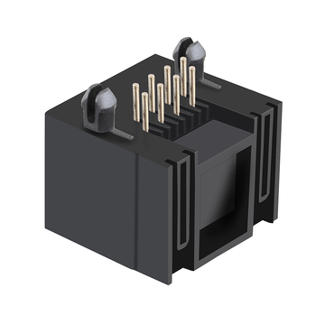 متوافق مع TE 1-406525-1 LINK-PP LPJE101NNL RJ45 1X1 Jack Without Magnetics Tab UP Without Led image 4