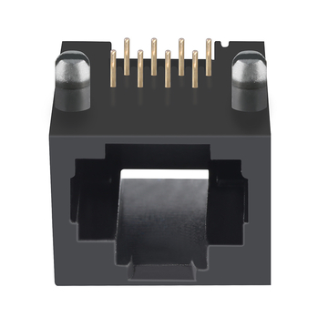 متوافق مع TE 1-406525-1 LINK-PP LPJE101NNL RJ45 1X1 Jack Without Magnetics Tab UP Without Led image 5