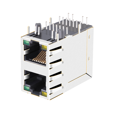 タイコ5569381-2互換 LINK-PP LPJE17208CNL RJ45 2X1 Jacks without Integrated Magnetics Without Leds image 4