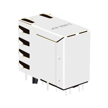 Tyco 5569381-1 Συμβατό LINK-PP LPJE17208CNL Pcb Jack RJ45 2X1 without Integrated Magnetics Without Leds image 2