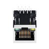 LPJE167BDNL Single Port Low-Profile RJ45 Jack Tab Down Yellow/Green Led Without Magnetics thumb image 2