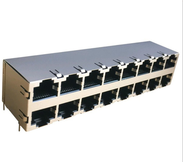 Tyco 2-1734473-1 Compatible LPJE100XCNL RJ45 2x8 Port Jacks Without Magnetic Without Leds image 2