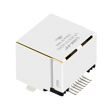 Совместимость с KRJ-56SMTNL LINK-PP LPJES101XDNL RJ45 без магнитов, 1x1 порт, разъем для печатной платы, модульный разъем, выступ вверх, без светодиода, изображение 5