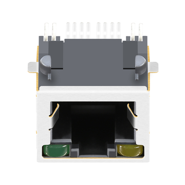 LPJES101XBGNL Tab Up Yellow/Green LED 1X1 Port SMT RJ45 Jack without Integrated Magnetics image 3