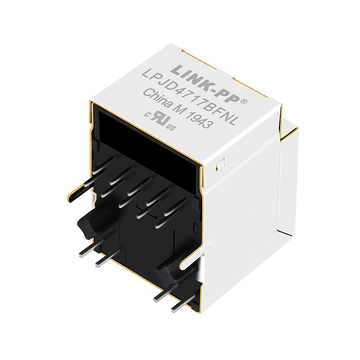 LPJD4717BFNL Connettore femmina verticale RJ45 1000 Base-T con LED verdi/verdi immagine 4