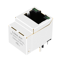 Compatibile con Halo HFJV1-E1G46-L11RL LINK-PP LPJD4718BFNL Jack magnetico verticale Gigabit 1000 Base-T RJ45 LED verdi/verdi