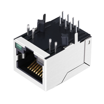 LPJ4092H7NL 10/100 Base-T Magnetics Jack RJ45 Female Connector Lip Down Yellow&Green/Green Leds image 5
