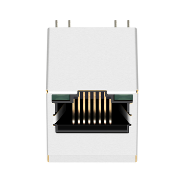 Συμβατό με Halo HFJV1-1G06-L11RL LINK-PP LPJD0717BFNL Gigabit RJ45 Vertical Jack 1000 Base-T με μαγνητικά στοιχεία Πράσινα/πράσινα LED εικόνα 2