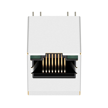 LPJD0717BFNL Gigabit RJ45 Vertical Jack 1000 Base-T με μαγνητικά στοιχεία Πράσινα/πράσινα LED εικόνα 3
