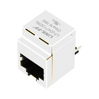 Halo HFJV1-E1G01RL Compatible LINK-PP LPJD4713DNL 1000 Base-T RJ45 Vertical MagJack Connector Without Leds