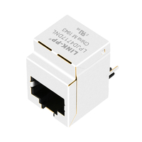 Halo HFJV1-E1G06RL Compatible LINK-PP LPJD4717DNL 1000 Base-T Vertical MagJack Gigabit RJ45 Connector Without Leds