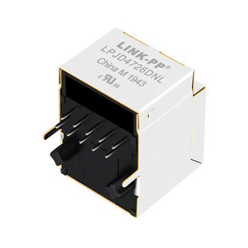 Halo HFJV1-E1G11RL Compatible LINK-PP LPJD4726DNL Vertical RJ45 Connector with 1000 Base-T Integrated Magnetics Without Leds image 3
