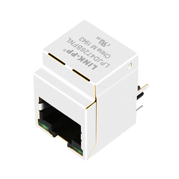 Halo HFJV1-E1G11-L11RL Compatible LINK-PP LPJD4726BFNL Gigabit Vertical RJ45 Jack With Magnetics Green/Green Leds image 3