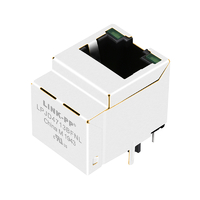 Halo HFJV1-E1G01-L11RL kompatibel LINK-PP LPJD4713BFNL 1000 Base-T Gigabit Vertikale RJ45-Buchse mit magnetischen grünen/grünen LEDs