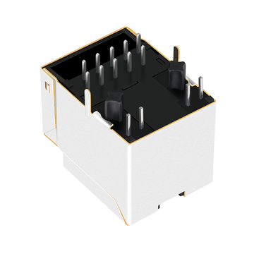 LPJD0773BDNL 1000 Base-T Gigabit RJ45 μαγνητική κάθετη υποδοχή με κίτρινα/πράσινα LED εικόνα 5
