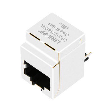 LPJD0718DNL 100/1000 Base-T Vertical RJ45 Gigabit MagJack Χωρίς LED εικόνα 2
