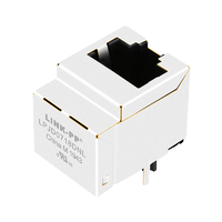 Halo HFJV1-1G46RL Compatible LINK-PP LPJD0718DNL 100/1000 Base-T Vertical RJ45 Gigabit MagJack Without Leds